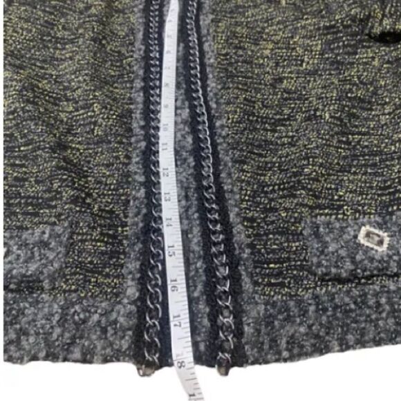 joseph ribkoff wool blend blazer with “bling” size 10 - Picture 5 of 7